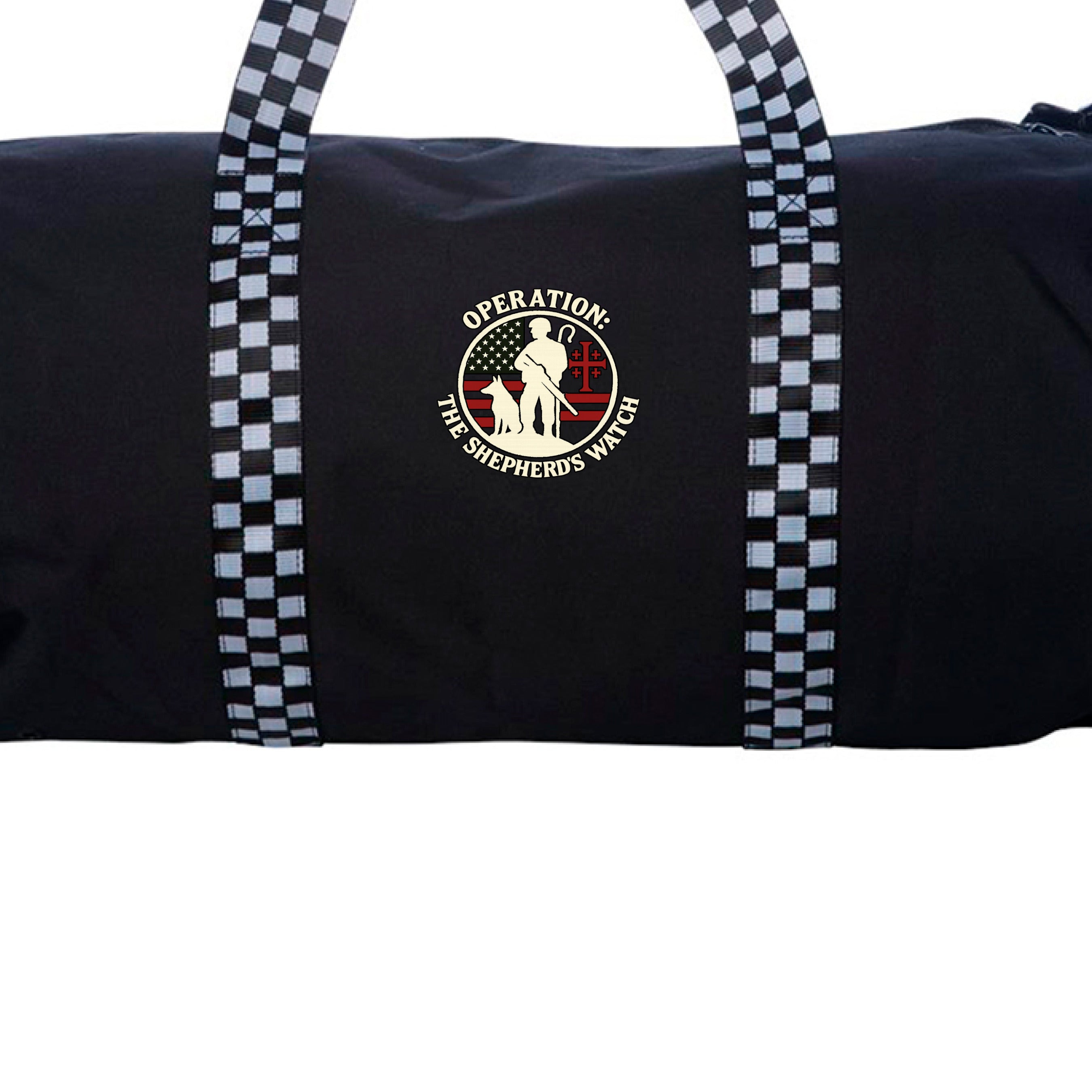Black/ Checker Strap - FRONT