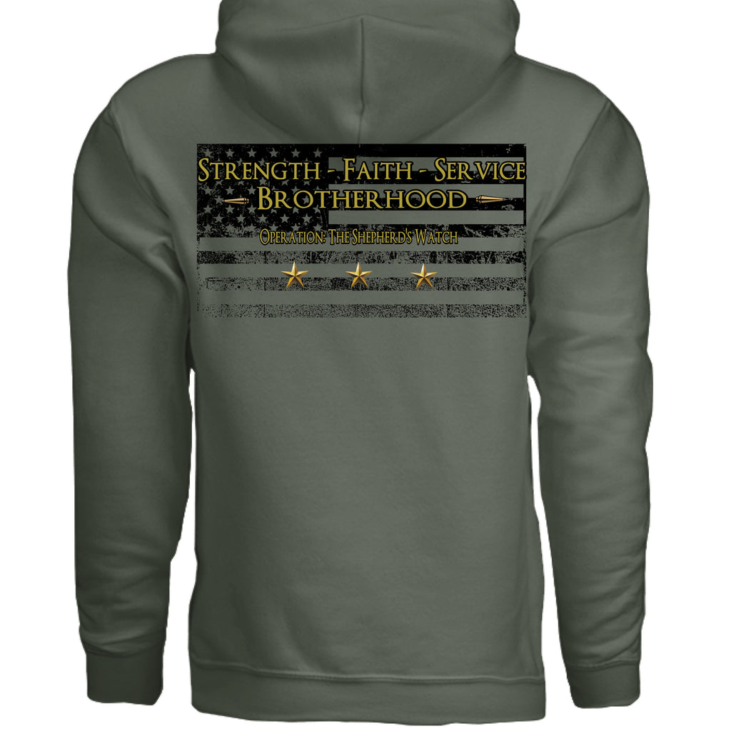 MILITARY GREEN - BACK