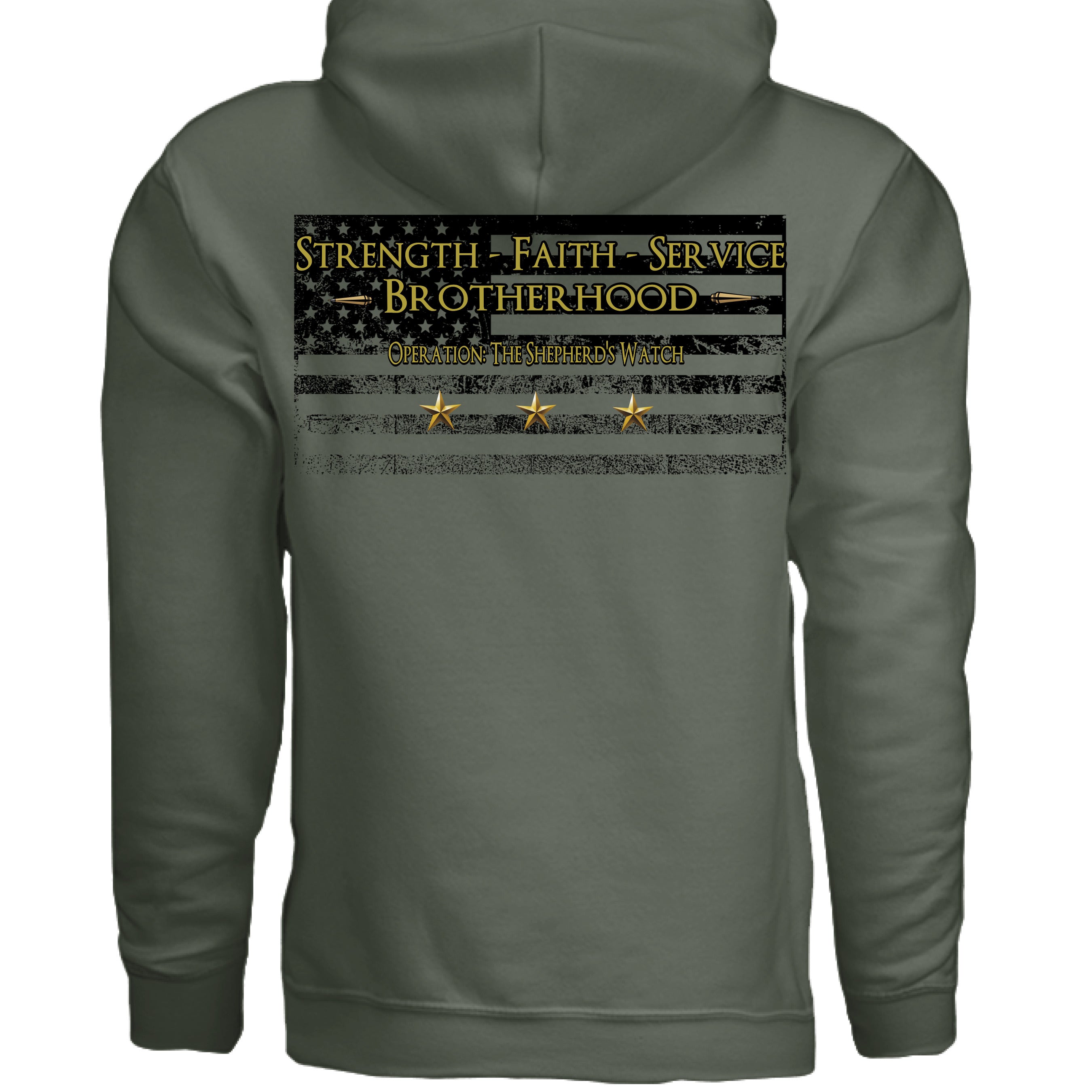 MILITARY GREEN - BACK