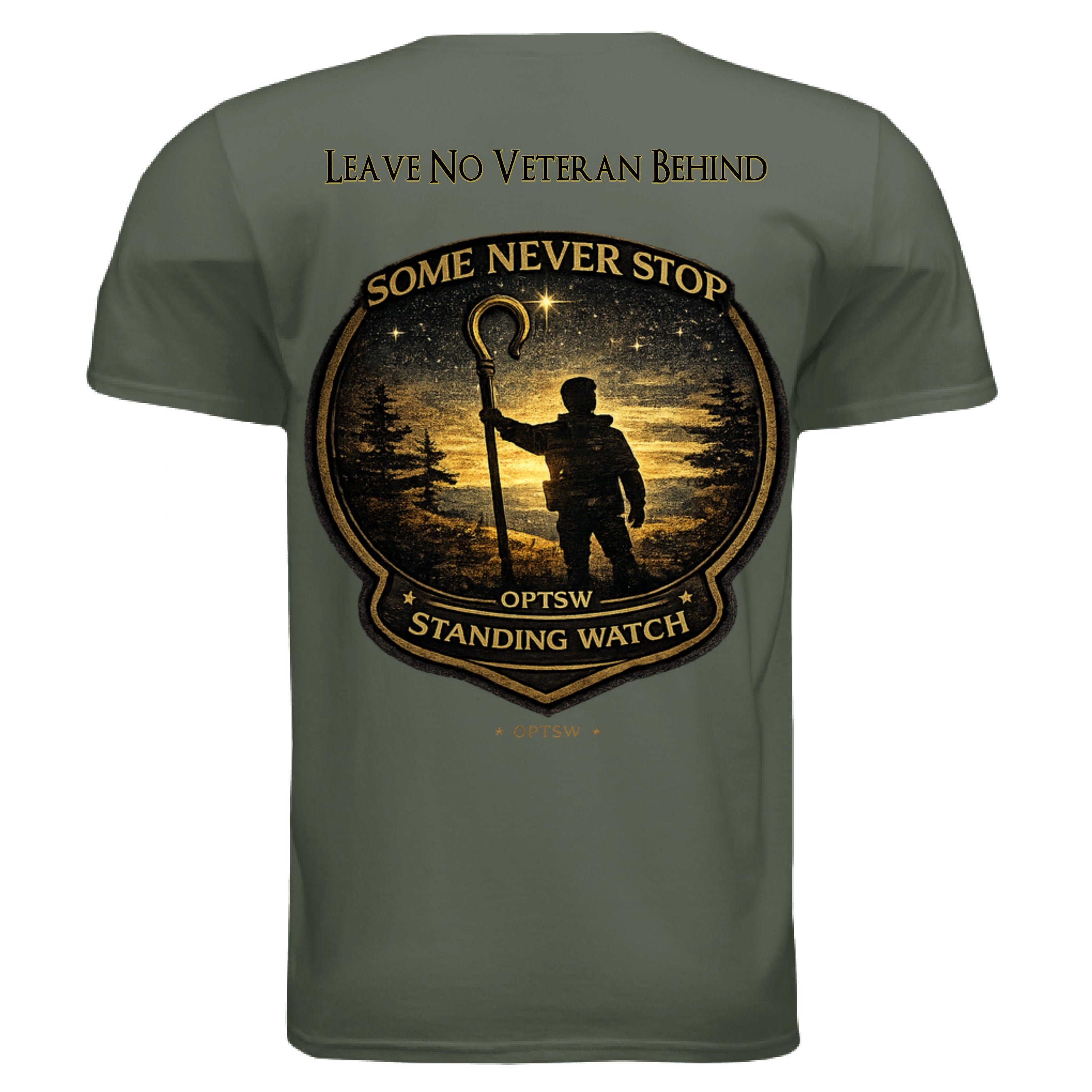 MILITARY GREEN - BACK