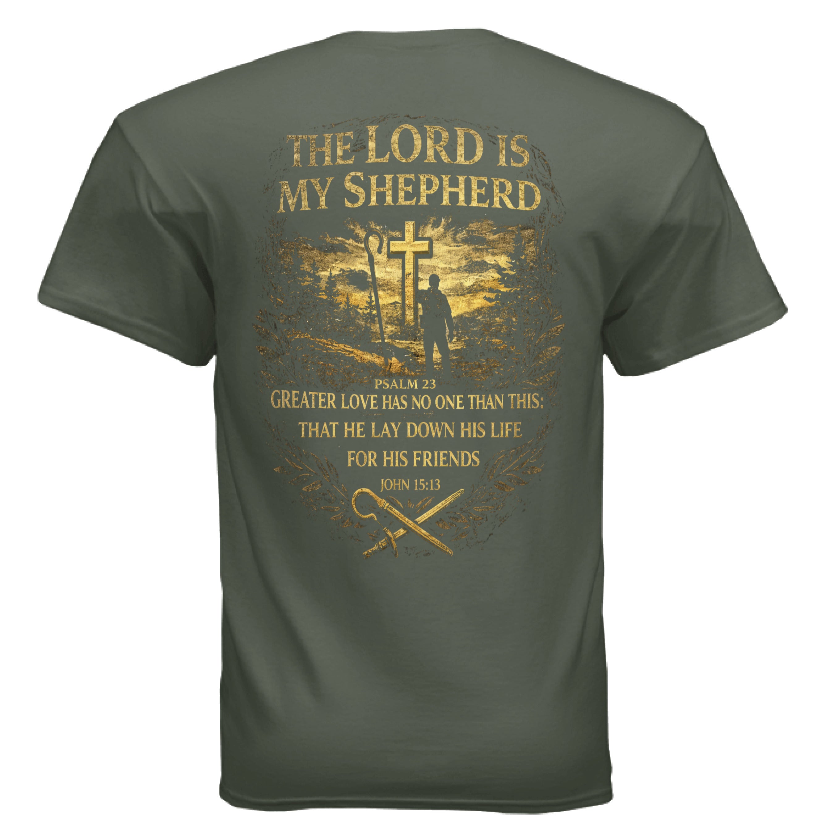 MILITARY GREEN - BACK