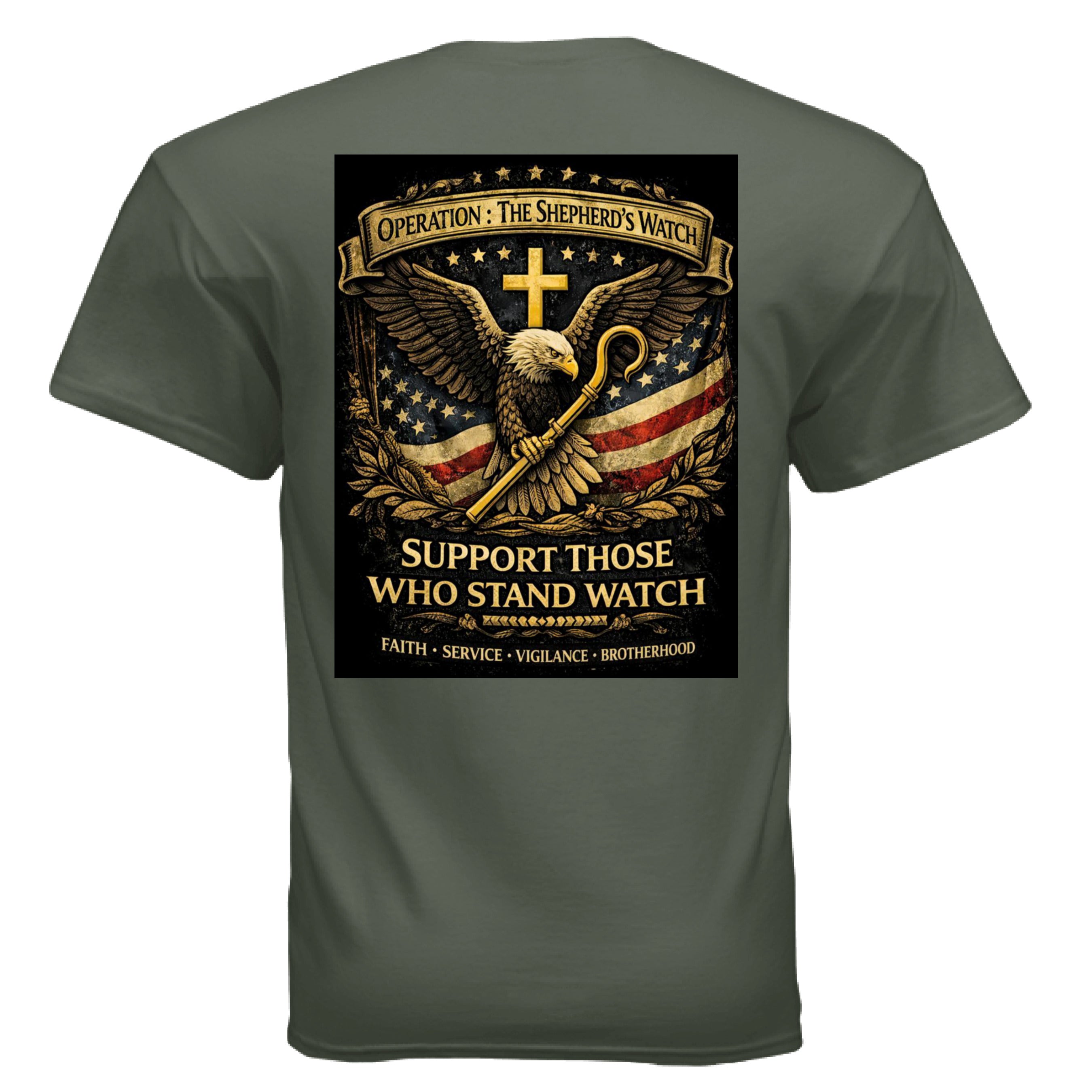 MILITARY GREEN - BACK