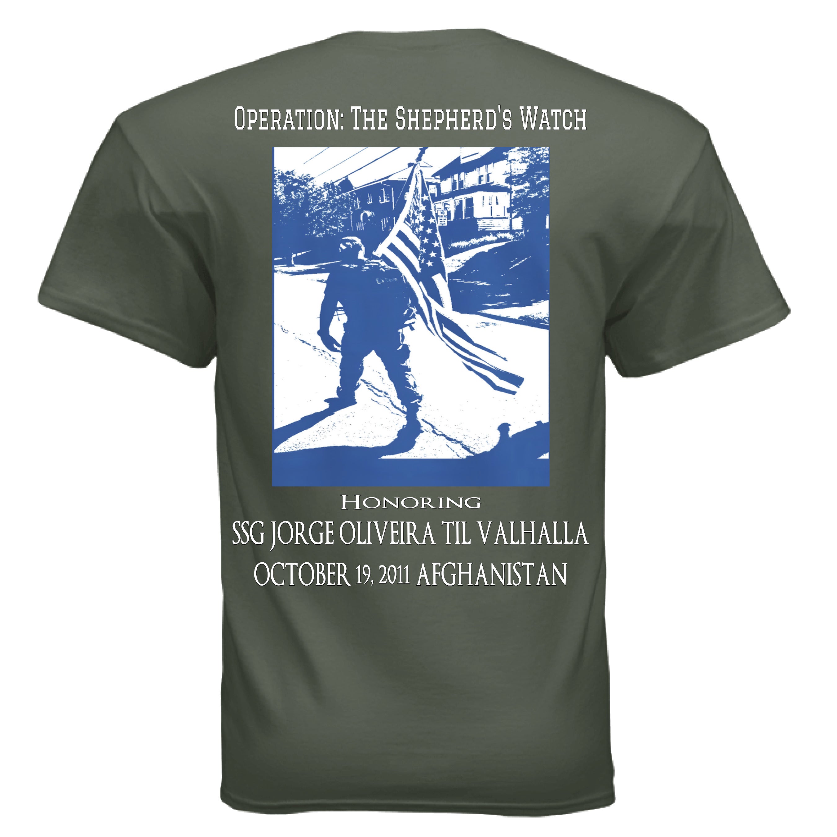 MILITARY GREEN - BACK