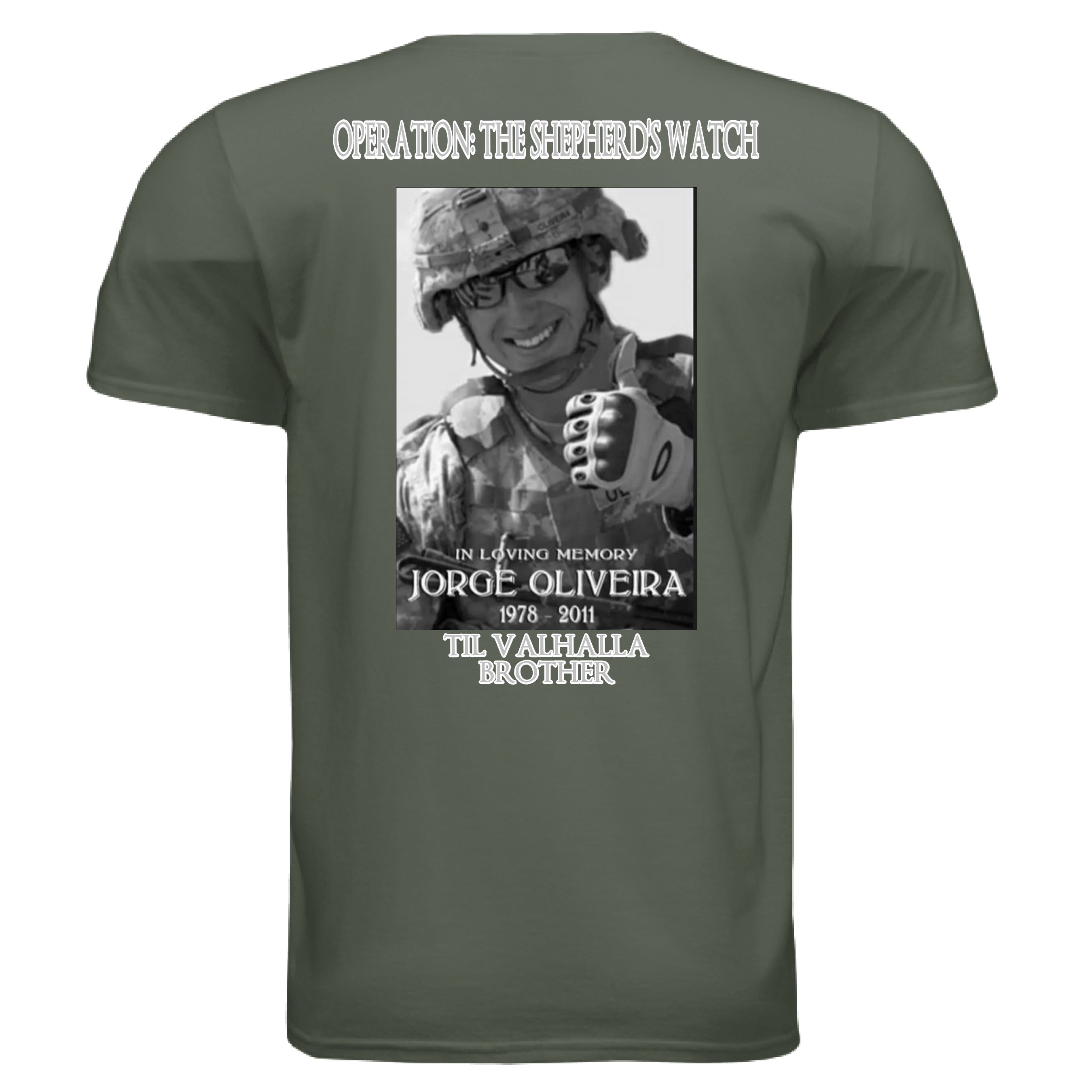 MILITARY GREEN - BACK