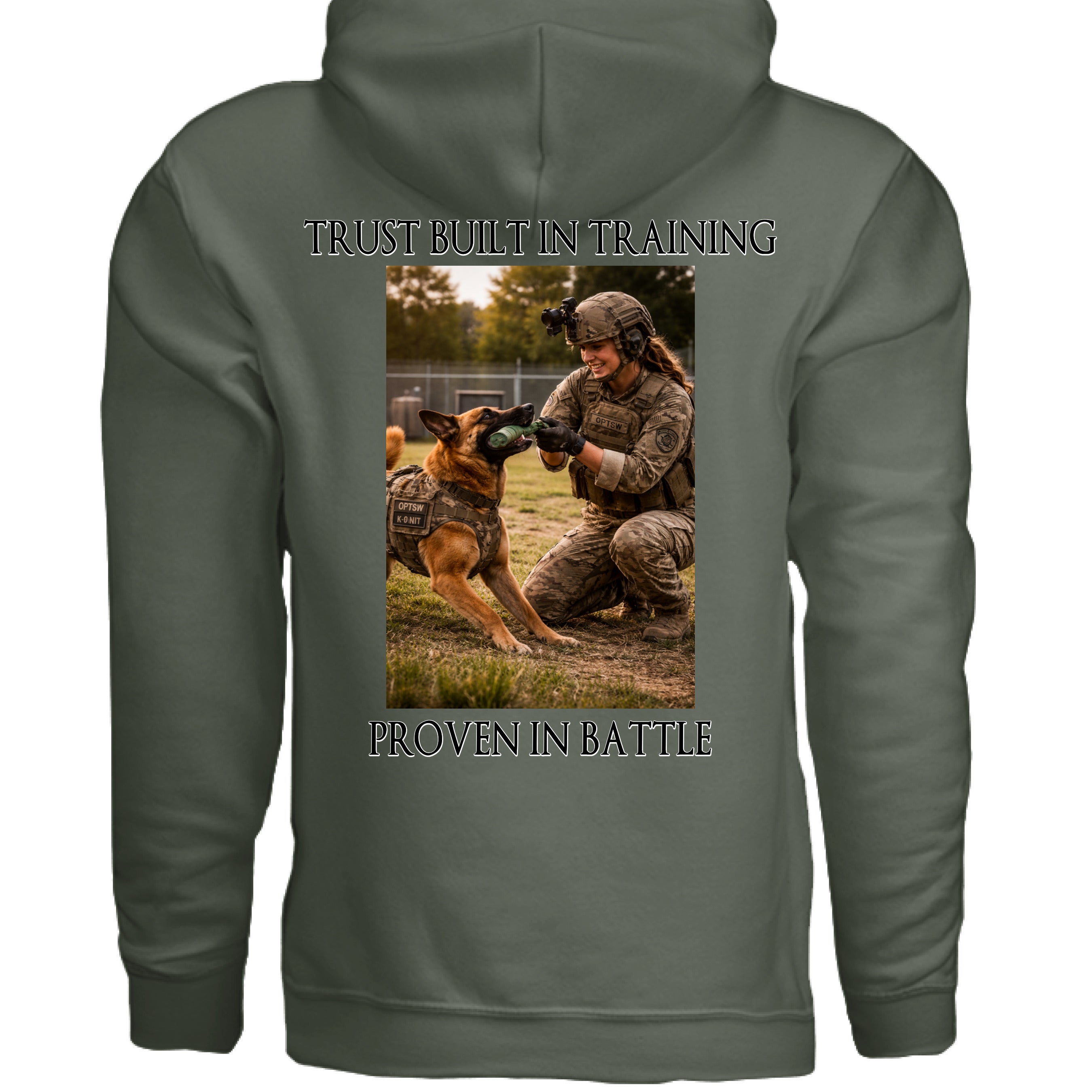 MILITARY GREEN - BACK