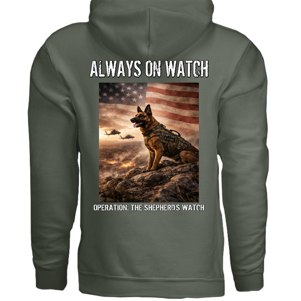 MILITARY GREEN - BACK