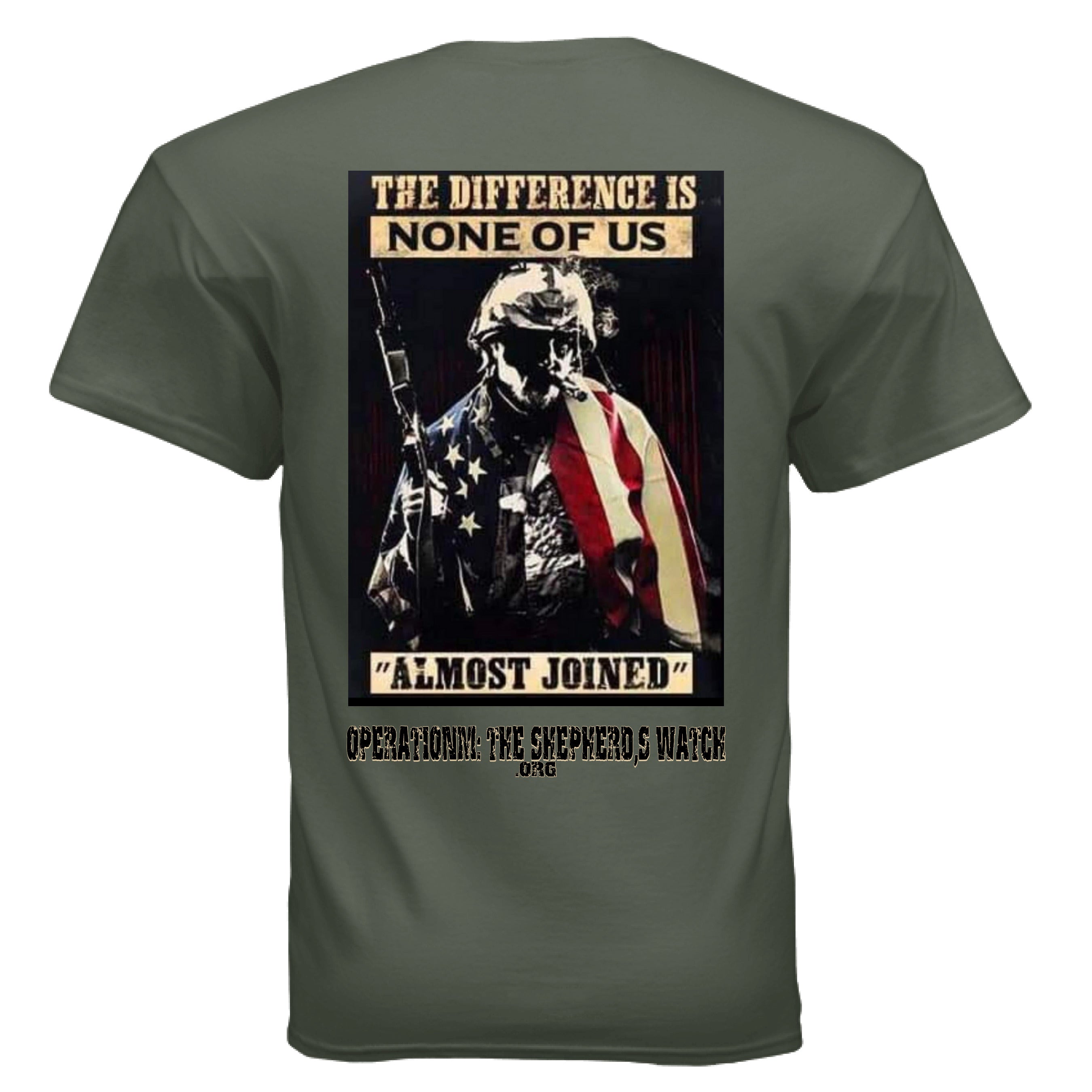 MILITARY GREEN - BACK