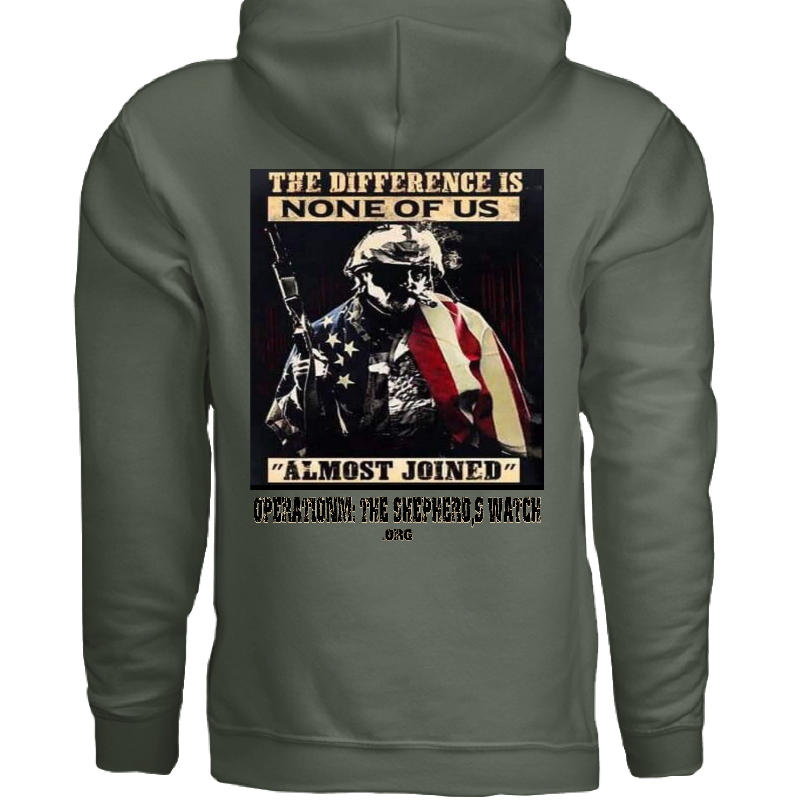 MILITARY GREEN - BACK