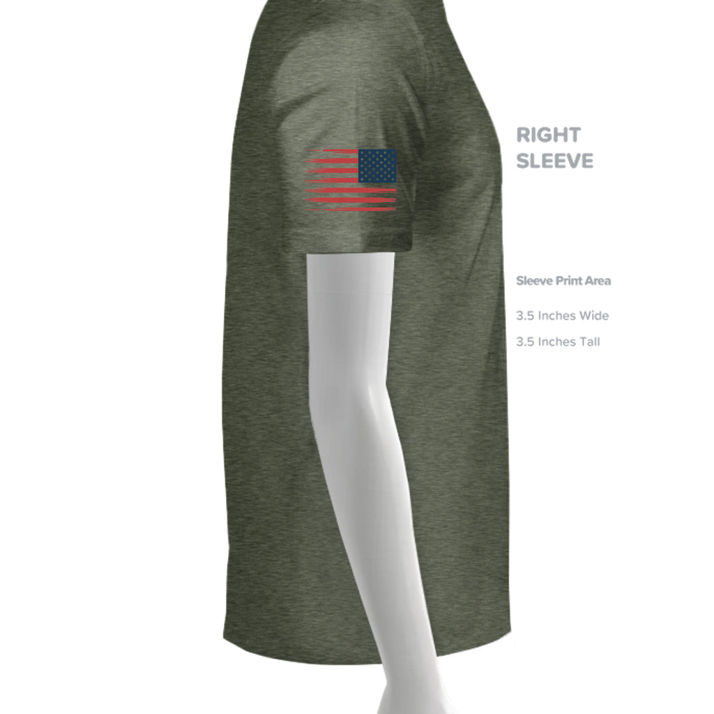 HEATHER MILITARY GREEN - G500 - SLEEVE_RIGHT