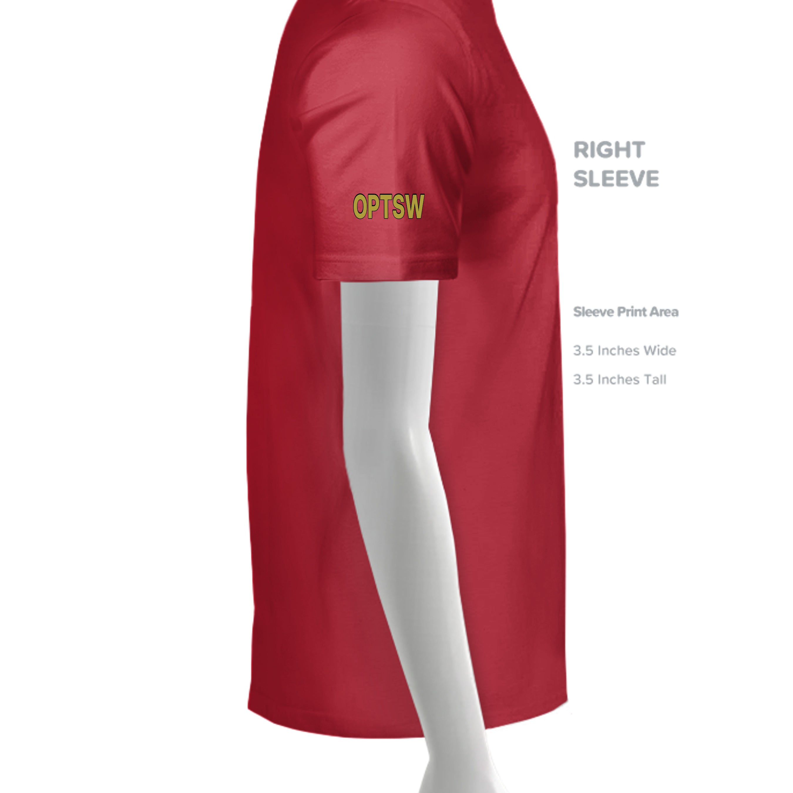 True Red - LST350 - SLEEVE_RIGHT